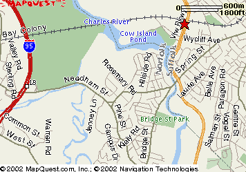 west roxbury map